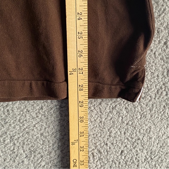 Grizzly Mens Top Size M Medium Original Outdoor Wear Brown White - Picture 8 of 10